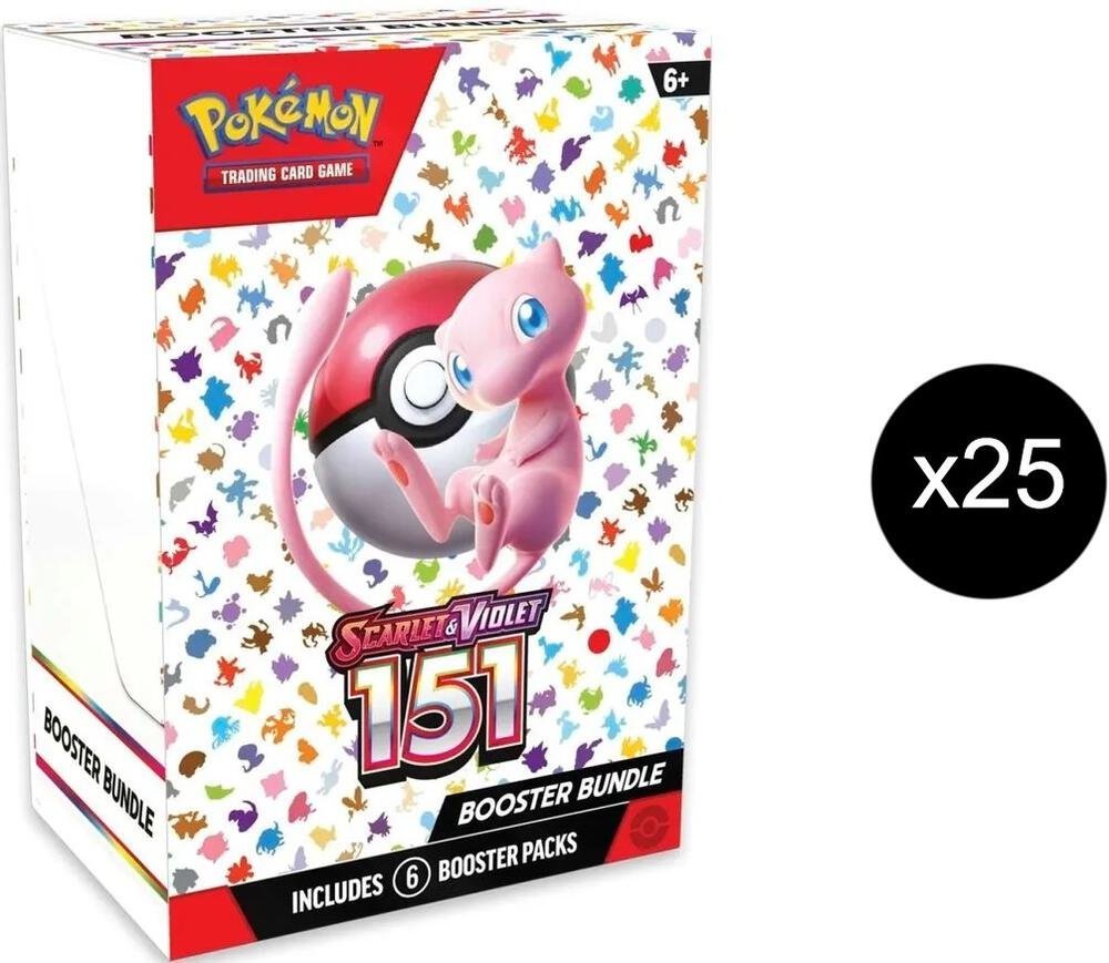 151 Booster Bundle Bulk Case - SV: Scarlet & Violet 151 (MEW)